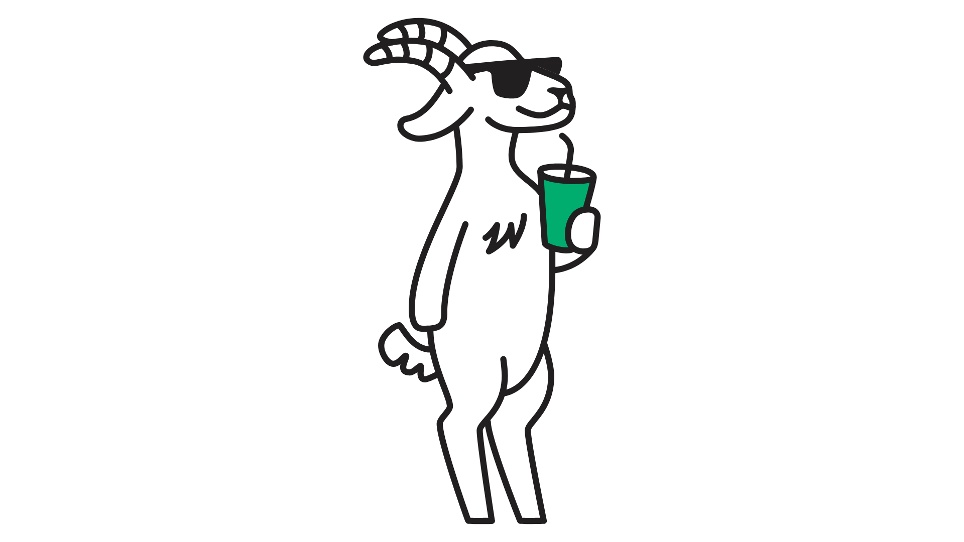 Goubéérto, o mascote da GOAT